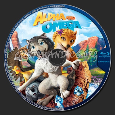 Alpha And Omega dvd label