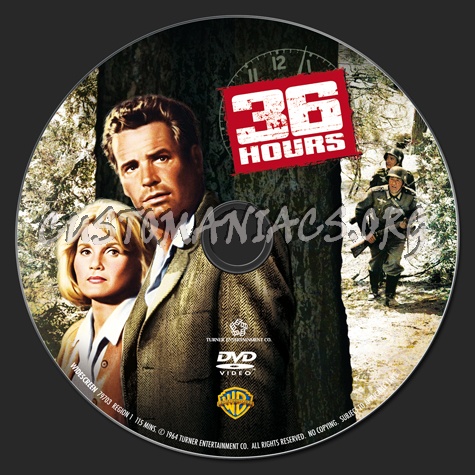 36 Hours dvd label