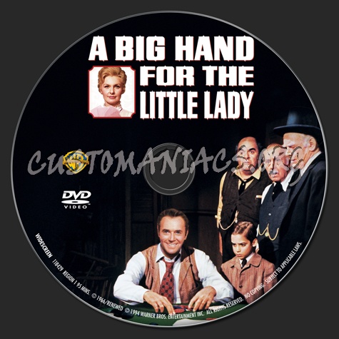 A Big Hand for the Little Lady dvd label