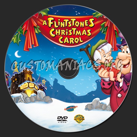 A Flintstones Christmas Carol dvd label
