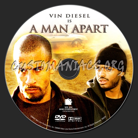 A Man Apart dvd label