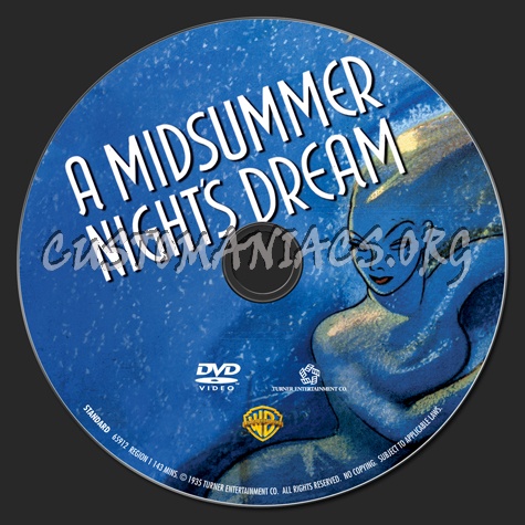 A Midsummer Night's Dream dvd label