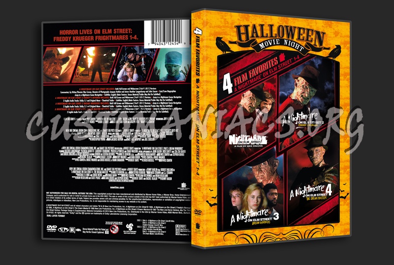 A Nightmare on Elm Street 1-4 dvd cover