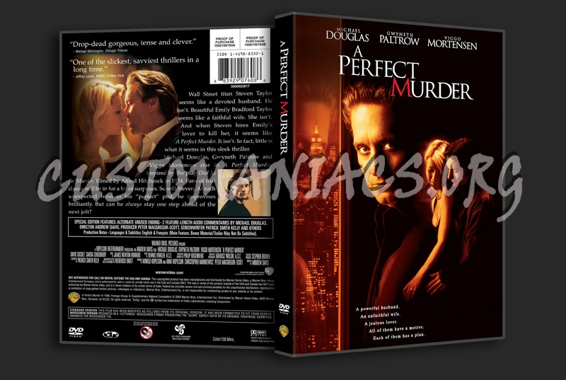A Perfect Murder dvd cover