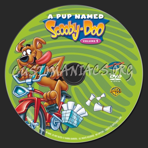 A Pup Named Scooby-Doo Volume 1 dvd label