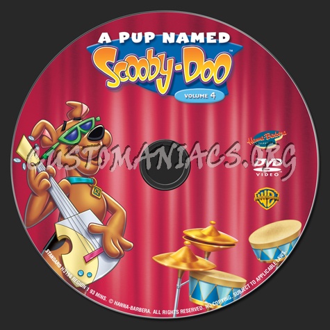 A Pup Named Scooby-Doo Volume 4 dvd label