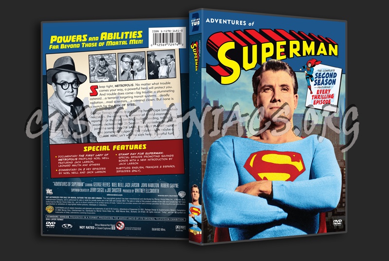 Adventures of Superman Season 2 dvd cover