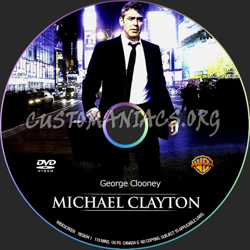 Michael Clayton dvd label