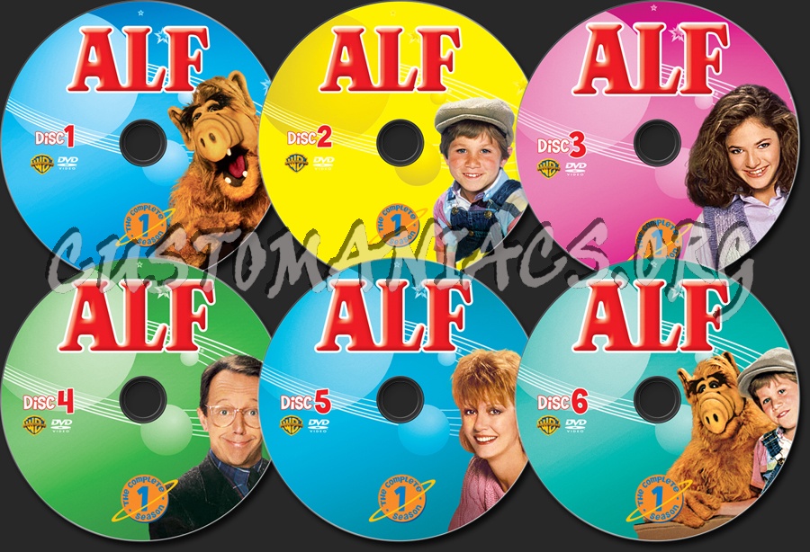 Alf Season 1 dvd label