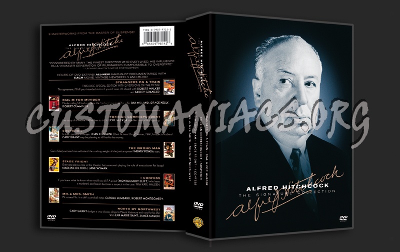 Alfred Hitchcock The Signature Collection dvd cover