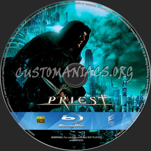 Priest blu-ray label