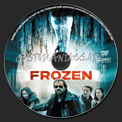 Frozen dvd label