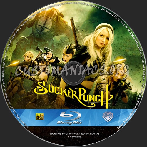 Sucker Punch blu-ray label