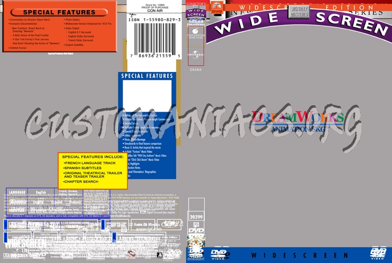 Multi Template dvd label