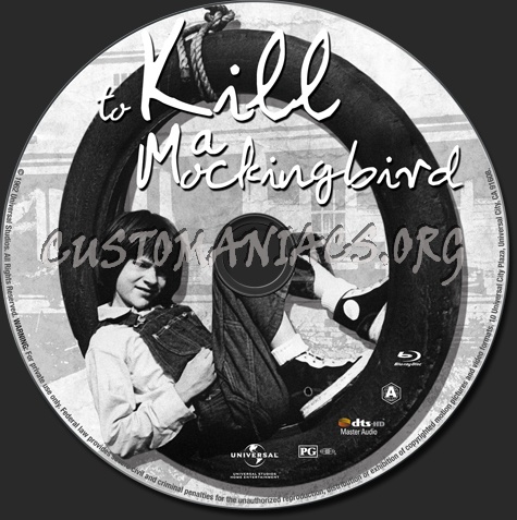 To Kill a Mockingbird blu-ray label