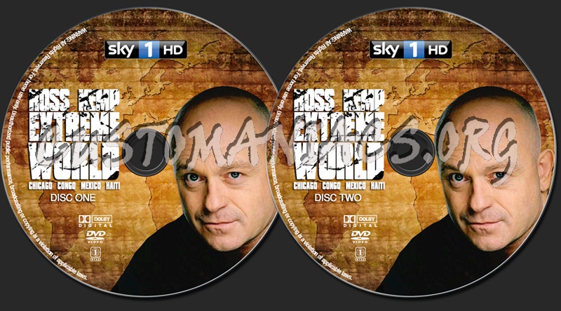 Ross Kemp Extreme World dvd label