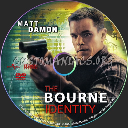 The Bourne Identity dvd label