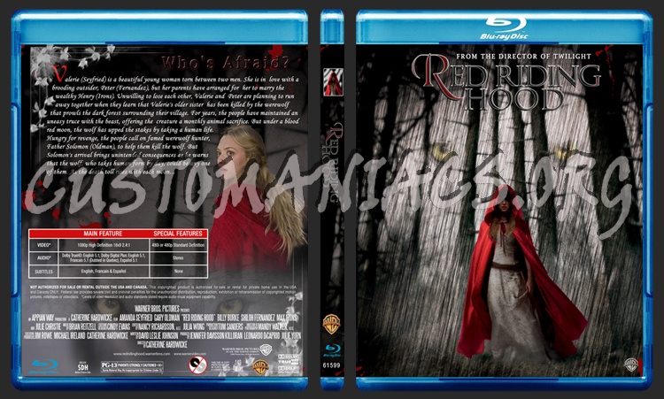 Red Riding Hood (2011) blu-ray cover