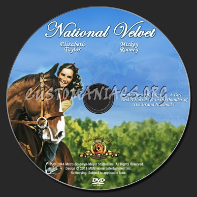 National Velvet dvd label