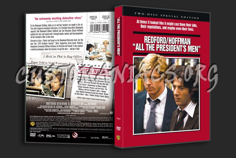 All the President's Men dvd cover