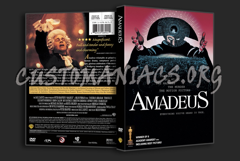 Amadeus dvd cover