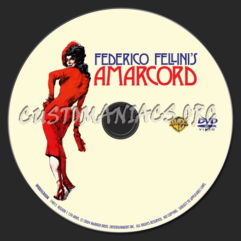 Amarcord dvd label