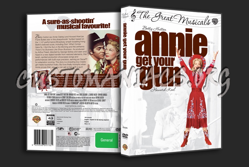 Annie Get Your Gun dvd cover