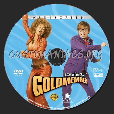 Austin Powers Goldmember dvd label