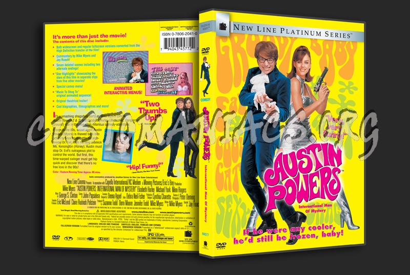 Austin Powers International Man of Mystery dvd cover
