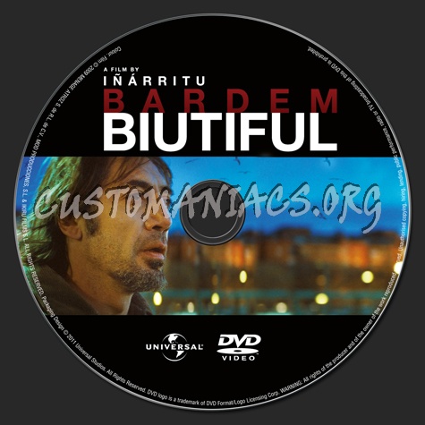 Biutiful dvd label