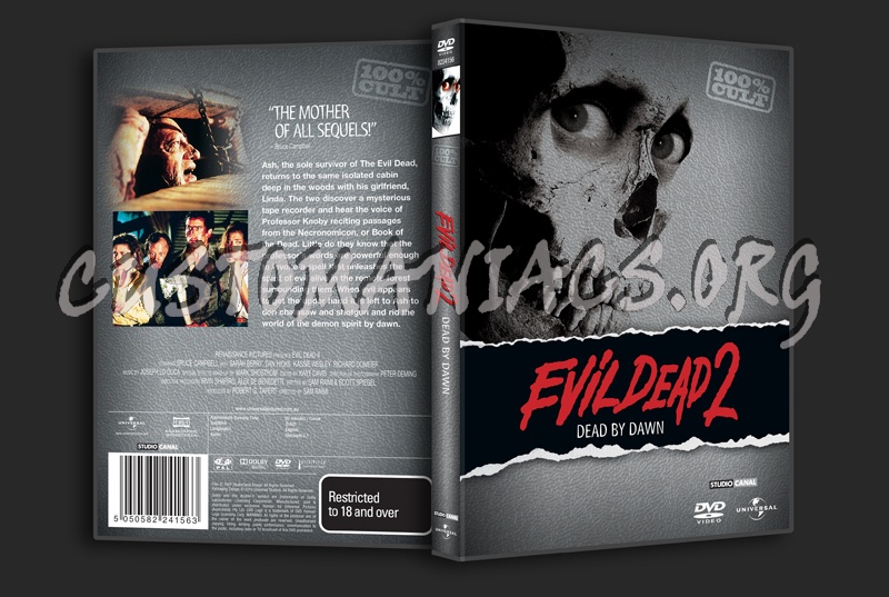 Evil Dead 2 dvd cover