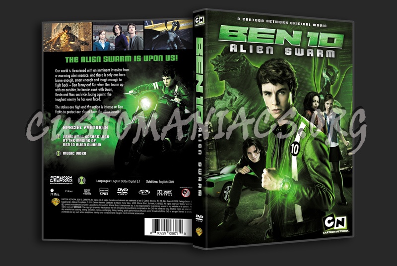 Ben 10 Alien Swarm dvd cover