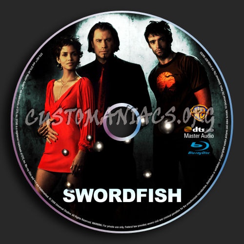 Swordfish blu-ray label