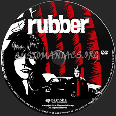 Rubber dvd label