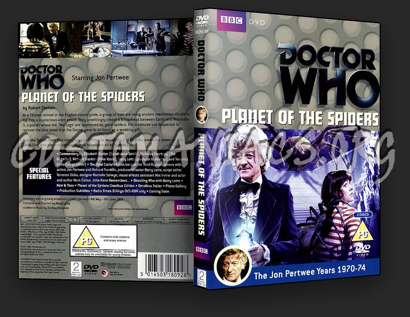 Doctor Who: Planet Of The Spiders dvd cover