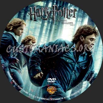 Harry Potter And The Deathly Hallows Part 1 dvd label