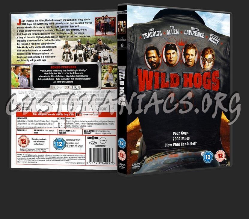 Wild Hogs dvd cover