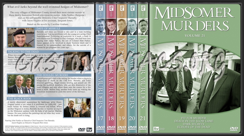 Midsomer Murders - Volumes 17-21 dvd cover