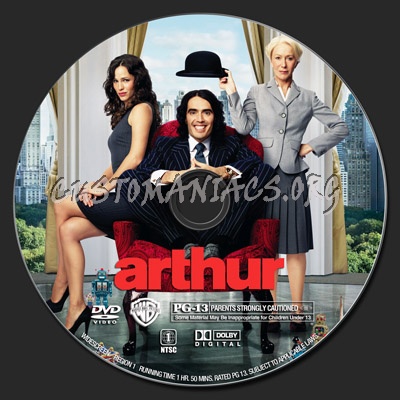 Arthur dvd label