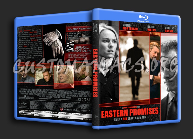 Eastern Promises blu-ray cover