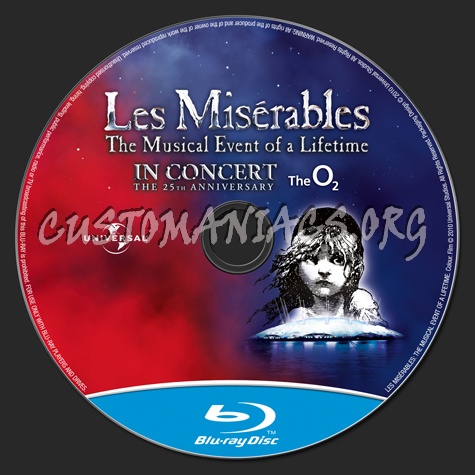 Les Miserables blu-ray label