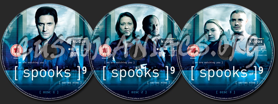 Spooks Series 9 dvd label