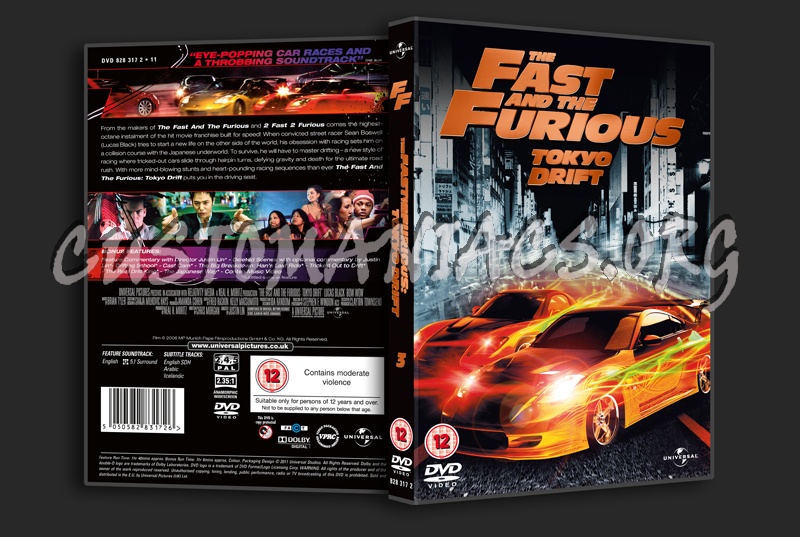 The Fast & the Furious Tokyo Drift dvd cover