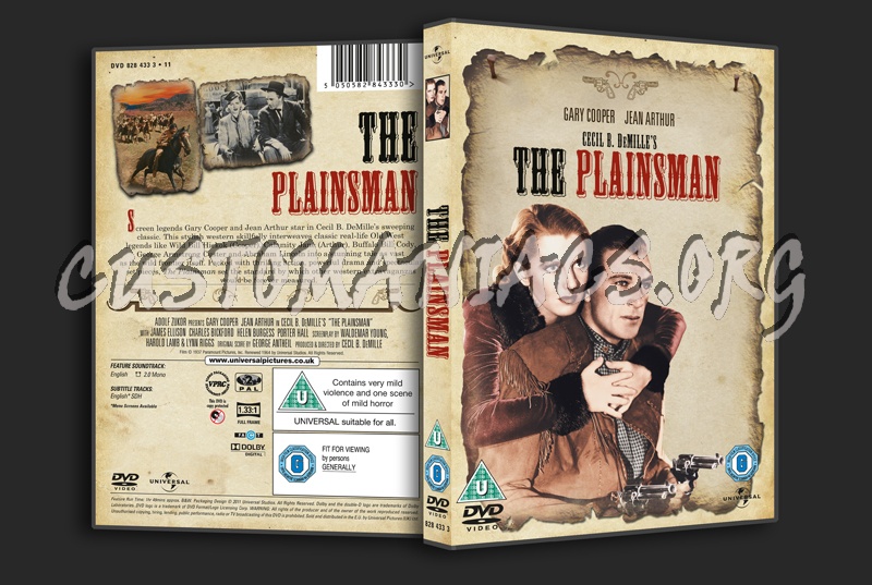 The Plainsman dvd cover