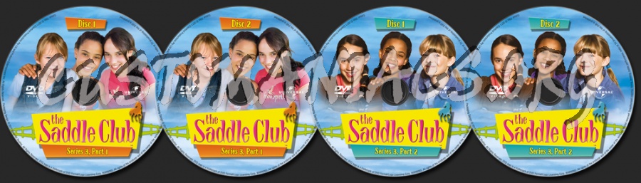 The Saddle Club Series 3 dvd label