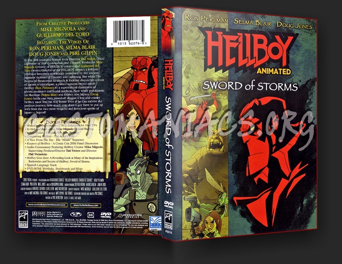 Hellboy Sword of Storms dvd cover