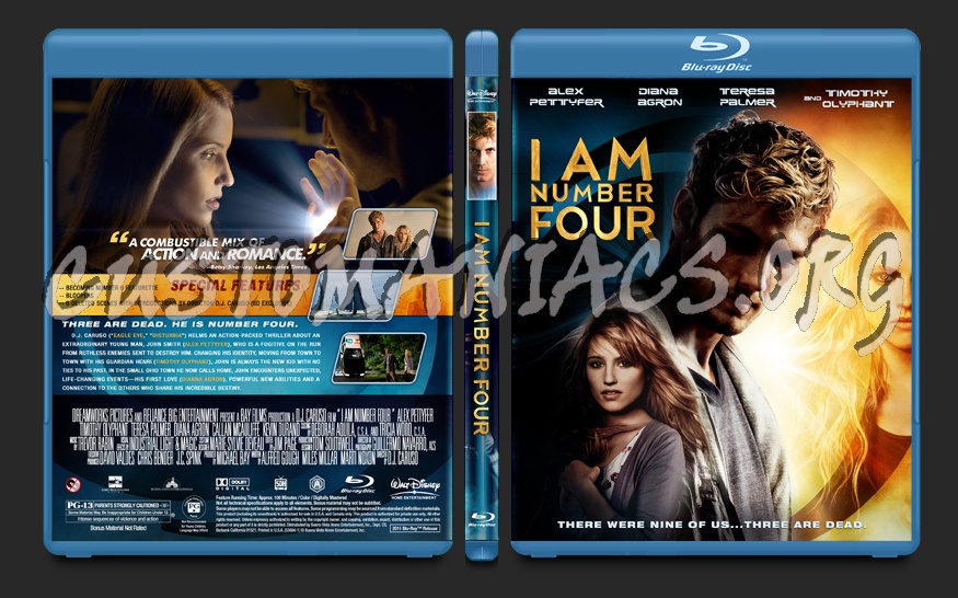 I am Number Four blu-ray cover