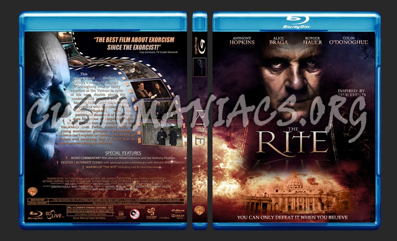 The Rite blu-ray cover