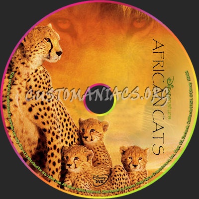 African Cats dvd label