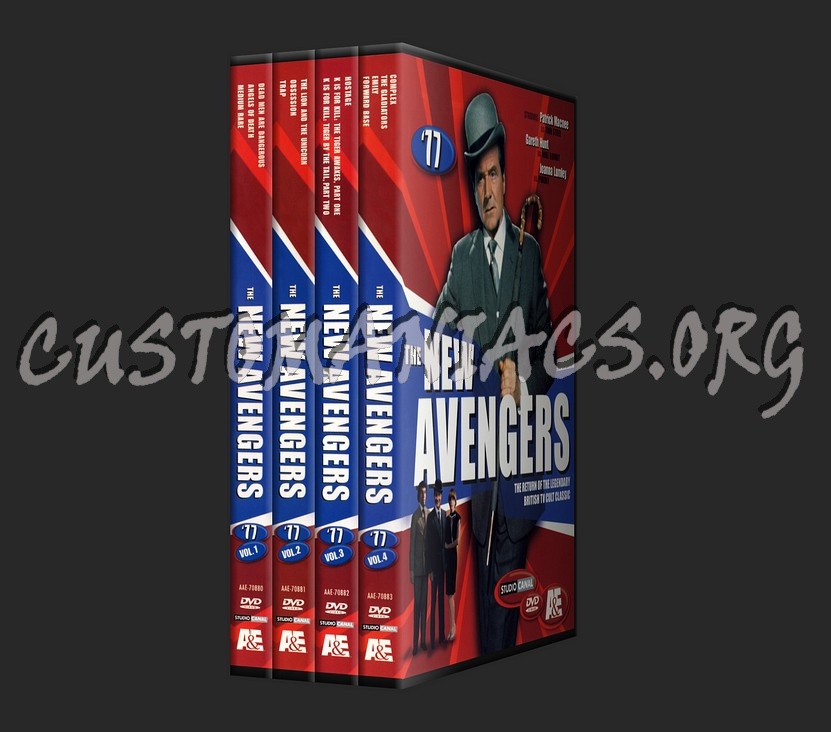 The New Avengers 77 dvd cover